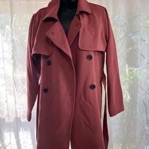 Abercrombie Trench Coat - Size Large